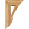 Ekena Millwork Olympic Traditional Rough Sawn Bracket w/ Offset Brace, Western Red Cedar, 8"W x 20"D x 32"H BKT0806X20X32OLY01RWR - alternate 3